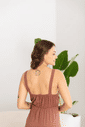 Vestido de Alça Amamentar Longo