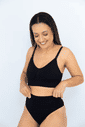 Calcinha Pós Parto Tanga Sem Costura Leve Compressão Zee Rucci - Preta Calcinha Pós Parto Tanga Sem Costura Leve Compressão Zee Rucci - Preta