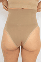 Calcinha Pós Parto Tanga Modeladora Sem Costura Média Compressão- Bege Calcinha Pós Parto Tanga Modeladora Sem Costura Média Compressão- Bege