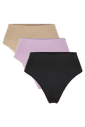 Kit 3 Calcinhas Pós Parto Tanga Sem Costura - Leve Compressão Kit 3 Calcinhas Pós Parto Tanga Sem Costura - Leve Compressão