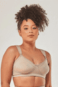 Sutiã Amamentação sem Bojo com Alça Reforçada Plus Size - Chocolate Sutiã Amamentação sem Bojo com Alça Reforçada Plus Size - Chocolate
