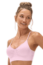 Top Sem Costura com Bojo Removível - Zee Rucci - Rosa Balé Top Sem Costura com Bojo Removível - Zee Rucci - Rosa Balé