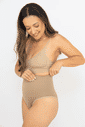 Calcinha Pós Parto Tanga Modeladora Sem Costura Média Compressão- Bege Calcinha Pós Parto Tanga Modeladora Sem Costura Média Compressão- Bege