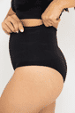 Calcinha Pós Parto Tanga Modeladora Sem Costura Média Compressão- Preta Calcinha Pós Parto Tanga Modeladora Sem Costura Média Compressão- Preta