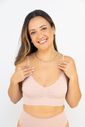 Top Sem Costura com Bojo Removível - Zee Rucci - Rosa Blush Top Sem Costura com Bojo Removível - Zee Rucci - Rosa Blush
