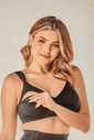 Sutiã Amamentação sem Bojo com Alça Reforçada Plus Size - Preto Sutiã Amamentação sem Bojo com Alça Reforçada Plus Size - Preto