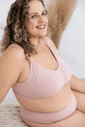 Sutiã Amamentação Sem Costura Plus Size - Zee Rucci - Rosa Sutiã Amamentação Sem Costura Plus Size - Zee Rucci - Rosa
