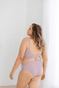 Calcinha Pós Parto Tanga Sem Costura Leve Compressão Plus Size - Dusty Calcinha Pós Parto Tanga Sem Costura Leve Compressão Plus Size - Dusty