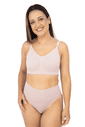 Calcinha Pós Parto Tanga Sem Costura Leve Compressão Zee Rucci - Rosa Blush Calcinha Pós Parto Tanga Sem Costura Leve Compressão Zee Rucci - Rosa Blush
