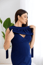 Vestido Midi de Amamentar Preto