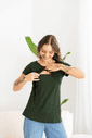 Blusa Bata Gestante com Abertura para Amamentação