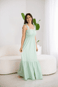 Vestido Gestante Longo com Alça de Amarração Vestido Gestante Longo com Alça de Amarração