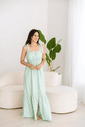 Vestido Gestante Longo com Alça de Amarração Vestido Gestante Longo com Alça de Amarração