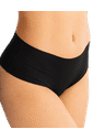 Kit 2 Calcinhas Tanga Alta Corte a Laser – Preto e Bege Kit 2 Calcinhas Tanga Alta Corte a Laser – Preto e Bege