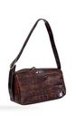 LARA - BOLSA FEMININA CROCO OMBRO MARROM LARA - BOLSA FEMININA CROCO OMBRO MARROM