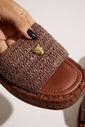 MADA - FLATFORM FEMININA PALHA RÁFIA MARROM MADA - FLATFORM FEMININA PALHA RÁFIA MARROM