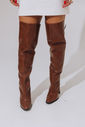 DÁLIA - BOTA FEMININA OVER THE KNEE SALTO ALTO CAMEL