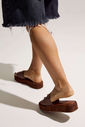 MADA - FLATFORM FEMININA PALHA RÁFIA MARROM MADA - FLATFORM FEMININA PALHA RÁFIA MARROM