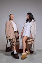 IUNA - MULE FEMININO PELUCIADO COURO MARROM IUNA - MULE FEMININO PELUCIADO COURO MARROM