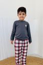 Pijama Infantil Xadrez em Suede