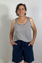 Conjunto Regata e Bermudao em Algodão