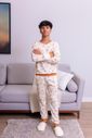 Pijama Infantil Unissex em Algodão Punho Pelúciado 