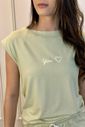 Pijama Feminino You Regata Japonesa em Viscolycra