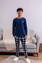 Pijama Infantil Xadrez em Suede