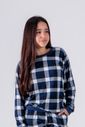 Pijama Infantil Xadrez em Suede