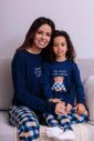 Pijama Infantil em Suede Canelado 