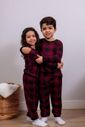 Pijama Infantil Xadrez em Suede