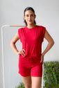 Conjunto Feminino  Manga Muscle em Viscolycra
