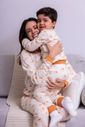 Pijama Longo Feminino Adulto em Algodão 