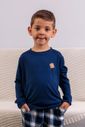 Pijama Infantil Xadrez em Suede