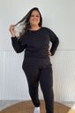 Conjunto Suede Inverno Plus Size