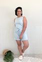 Pijama Feminino Regata em Algodão