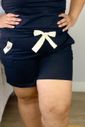 Pijama Feminino Plus Size em Algodão Detalhe Coração 