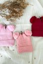 Touca Gorro Tricot Forrado Adulto e Infantil