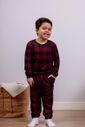 Pijama Infantil Xadrez em Suede