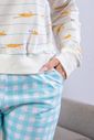 Pijama Feminino Longo em Algodão