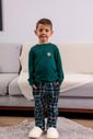 Pijama Infantil Xadrez em Suede