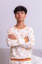 Pijama Infantil Unissex em Algodão Punho Pelúciado 