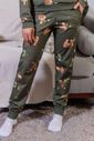 Pijama Longo Feminino Adulto em Algodão 