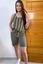 Conjunto Regata e Bermudao em Algodão