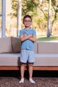 Pijama  Infantil Curto em Viscolycra
