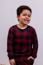 Pijama Infantil Xadrez em Suede