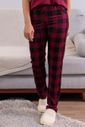 Pijama  Feminino Meia Estação Xadrez em Suede 