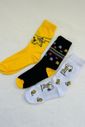Meia Cano Alto Estampada Infantil