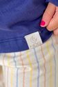 Pijama Longo Infantil Feminino em Algodão com Detalhe Pompom