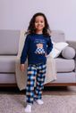 Pijama Infantil em Suede Canelado 